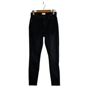 Caslon Women's Black Mid Rise Skinny Denim Jeans